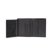 Strellson Harrison Pierce BillFold V8 Herren Geldbörsen Leder Hochformat dark brown