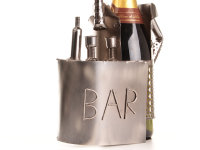 Cepewa Flaschenhalter Halter 44364 "Barkeeper mit Theke"