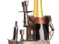 Cepewa Flaschenhalter Halter 44364 "Barkeeper mit Theke"