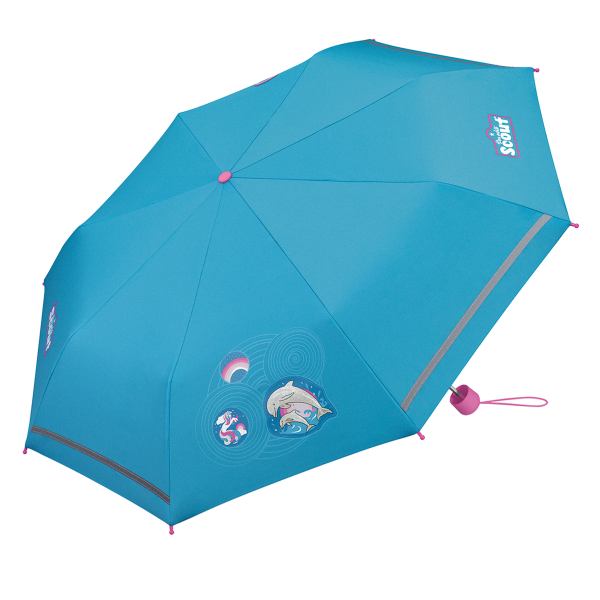 Scout Kinderregenschirm mit Reflektoren leicht