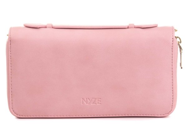 NYZE Wallet Clutch Damen Börse, Umhängetasche Rose