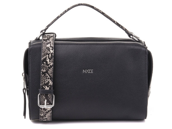 NYZE Baguette Bag Damen Shopper Black
