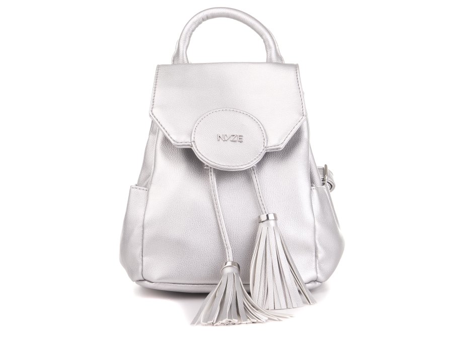 NYZE Backpack Mini by The Beauty2Go Damen Rucksack Mini Silver