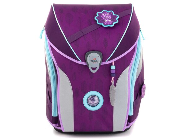 DerDieDas Schulrucksack ErgoFlex MAX 5 tlt. Set Night