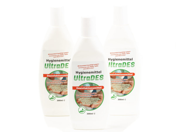 UltraDes Hygienemittel Desinfektionsmittel  3 x 300 ml...