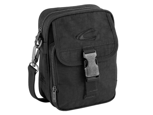 camel active Journey Schultertasche small Shoulderbag Herren Nylon B00 913 schwarz