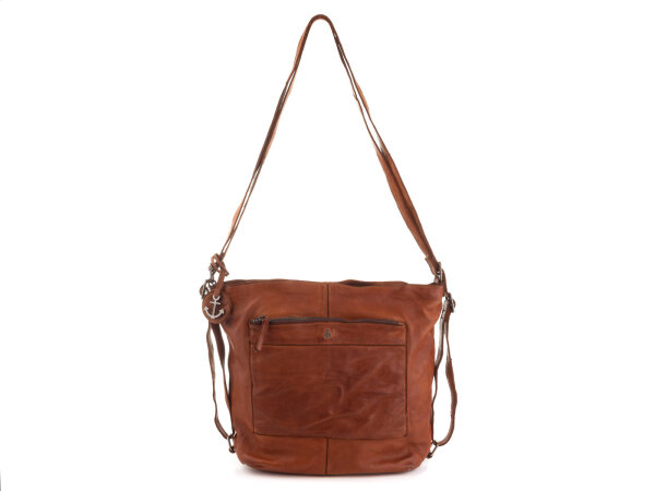 Harbour 2nd Cayenne Umhängetasche und Rucksack in einem cognac