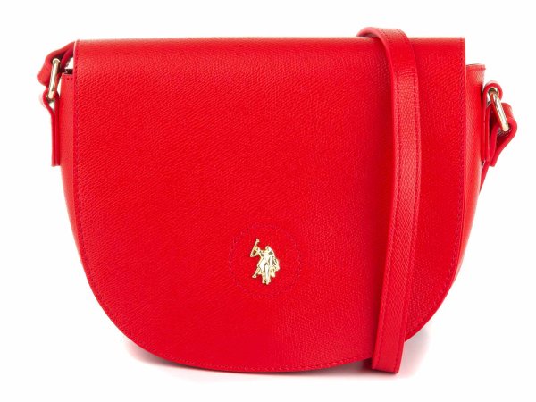 US Polo Assn Jones Crossbody Flap Bag BEUJE0669WVP red