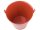 Blecheimer Vintage als Blumentopf / Dekoration Orange