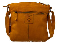 Harbour 2nd AURORA Reißverschlusstasche Damen Flecht Cross Mustard