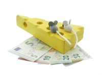 Mel-O-Design Geldklammer Geldschenkeverpackung Käse