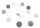 Noor Living Eco 10er LED Lichterkette warmweißes Licht grau