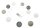 Noor Living Eco 10er LED Lichterkette warmweißes Licht grau