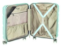 Franky 55er Spinner A-B-S13 Handgepäck Hartschalenkoffer mit TSA-Schloss Mint