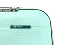 Franky ABS13 Beautycase Handgepäck Hartschale mit TSA-Schloss Mint