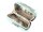 Franky ABS13 Beautycase Handgepäck Hartschale mit TSA-Schloss Mint