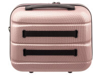 Franky ABS13 Beautycase Handgepäck Hartschale mit TSA-Schloss shiny rose