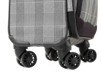 Franky Koffer Handgepäck Spinner Gr. S T1S-DR 55 cm Grey Check