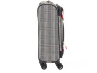 Franky Koffer Handgepäck Spinner Gr. S T1S-DR 55 cm Grey Check