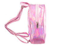 i-Brands 81208  trendiger Damen Mini-Rucksack Metallic Rose