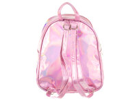 i-Brands 81208  trendiger Damen Mini-Rucksack Metallic Rose