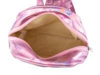 i-Brands 81208  trendiger Damen Mini-Rucksack Metallic Rose