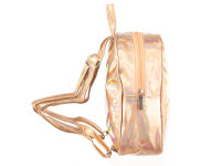 i-Brands trendiger Mini-Rucksack Metallic Rosegold