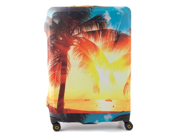 Leder Meid Kofferschutzhülle Kartschutz 70-80 cm Palms 2