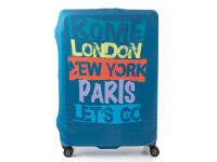 Franky Kofferhülle LC-10L Kratzschutz fürTrolley Spinner ca. 73-76 cm Cities