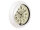 Noor-Living runde Wanduhr Wall Clock Vintage Ø 30 cm weiss