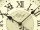 Noor-Living runde Wanduhr Wall Clock Vintage Ø 30 cm weiss
