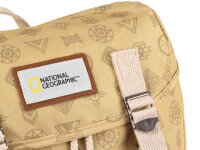 National Geograpic Backpack N08911-101 sand with print