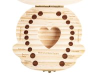 Memory Box für Babys Milchzähne und Haare " Mädchen"