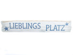 Wegweißer Holzschild "Lieblingsplatz"