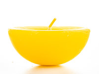 4er Set Schwimmkerzen Kerzen in gelb, grün, orange