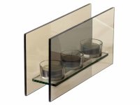 Teelichthalter Melbourne 3er aus Glas