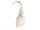 Christbaumschmuck Wichtelkopf LED weiss
