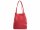 Lavorazione Articianale Shopper Beutel aus Leder groß rot
