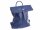 Vera Pelle Rucksack Daypack Echtleder aus Italien dunkelblau