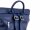 Vera Pelle Rucksack Daypack Echtleder aus Italien dunkelblau
