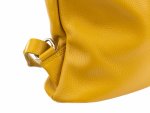 Vera Pelle Rucksack Daypack Echtleder aus Italien gelb