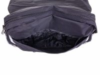 Mel-O-Design Messenger A4 Aktentasche Schultertasche ca. 14 Liter für Schule oder Büro schwarz / blau