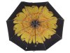 Pierre Cardin Regenschirm mit Vollautomatik leicht, stabil, überschlagsicher mit Glasfiber-Komponenten Sonnenblume