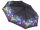 Pierre Cardin Funky Glitter Regenschirm Taschenschirm mit Knopfverschluss