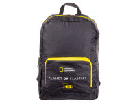 National Geographic Faltbarer Rucksack, RPET, schwarz - N14403-06