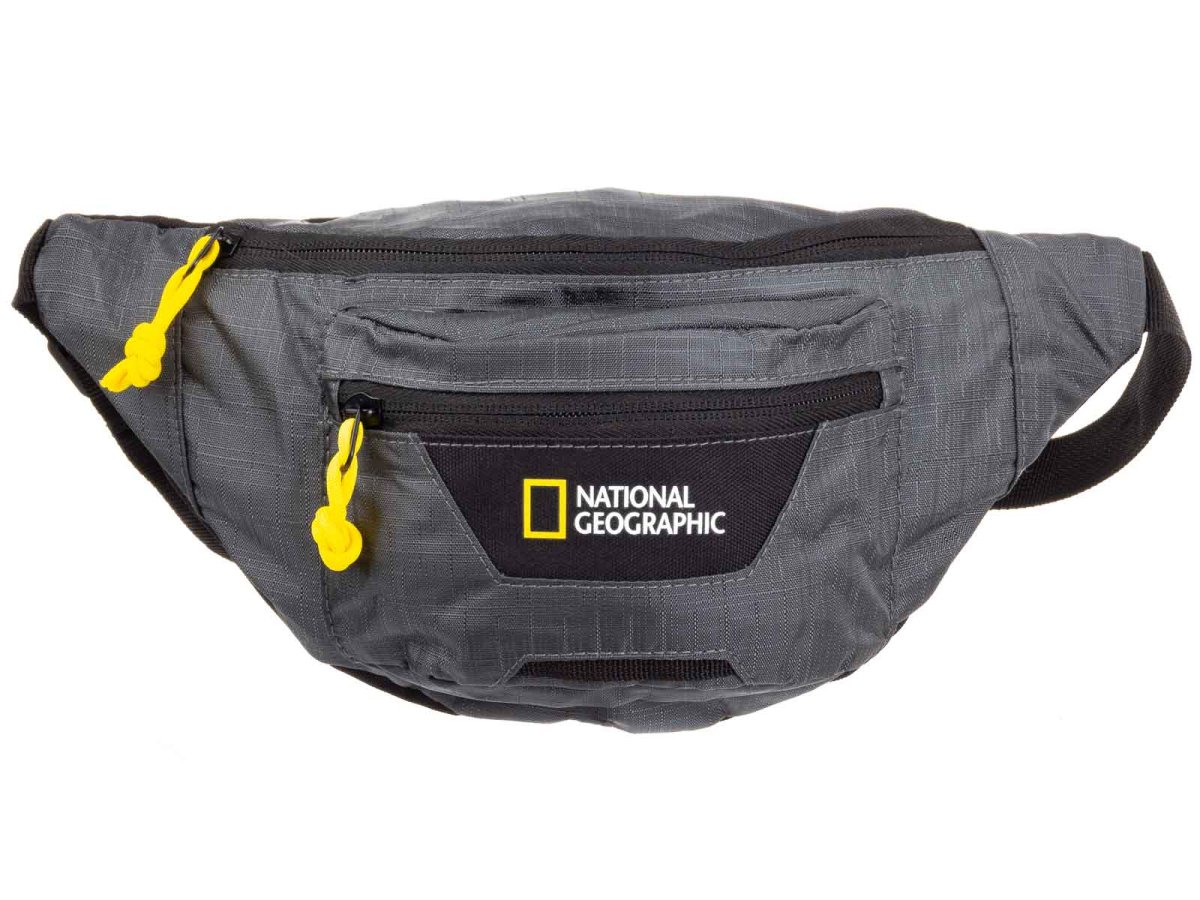 National Geographic Destination Bauchtasche mit RFID-Blocker, grau N16085-22