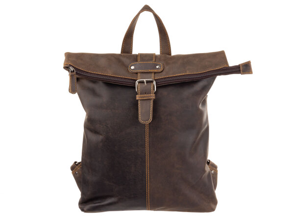 BAXX´s Natural Fashion Kurier-Rucksack XL braun