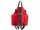 Prato Shahid Cityrucksack Rindleder black-dark red