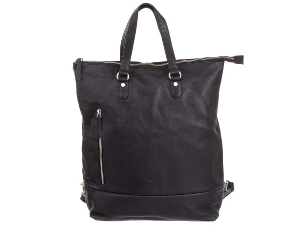 Prato Shahid Cityrucksack Rindleder black