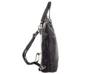 Prato Shahid Cityrucksack Rindleder black